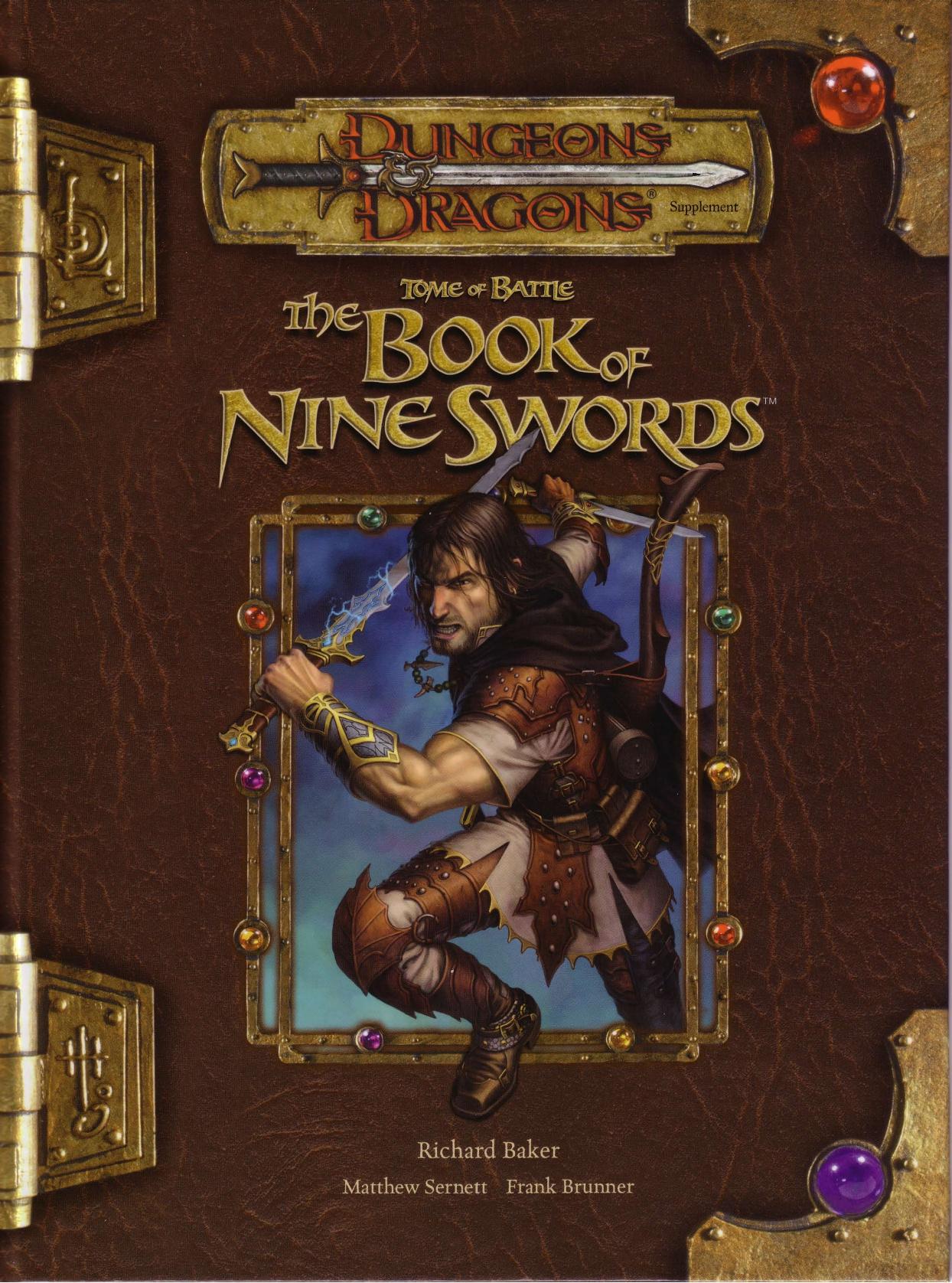 D&D Tome of Battle The Book of Nine Swords by Unknown