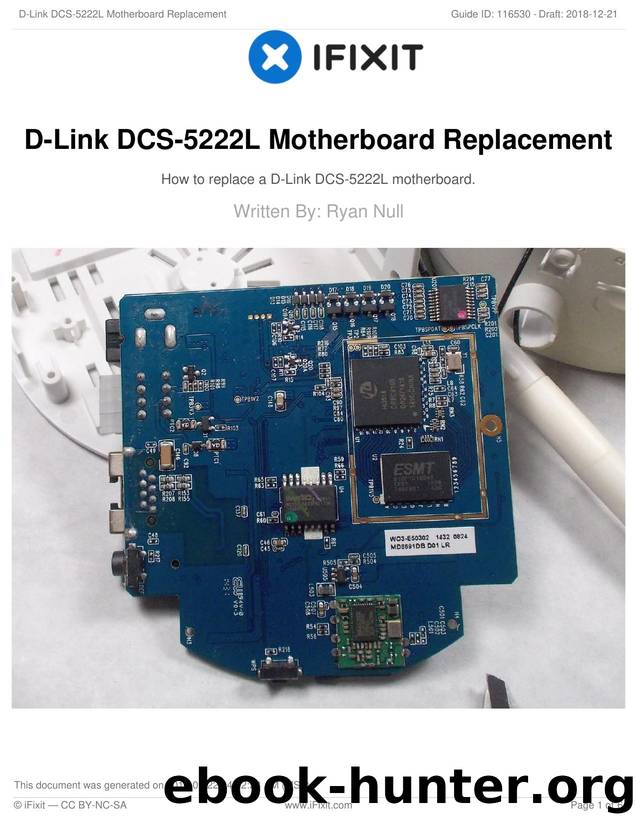 D-Link DCS-5222L Motherboard Replacement by Unknown