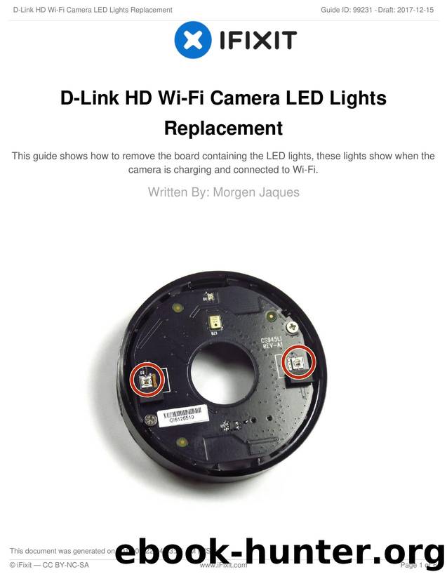 D-Link HD Wi-Fi Camera LED Lights Replacement by Unknown