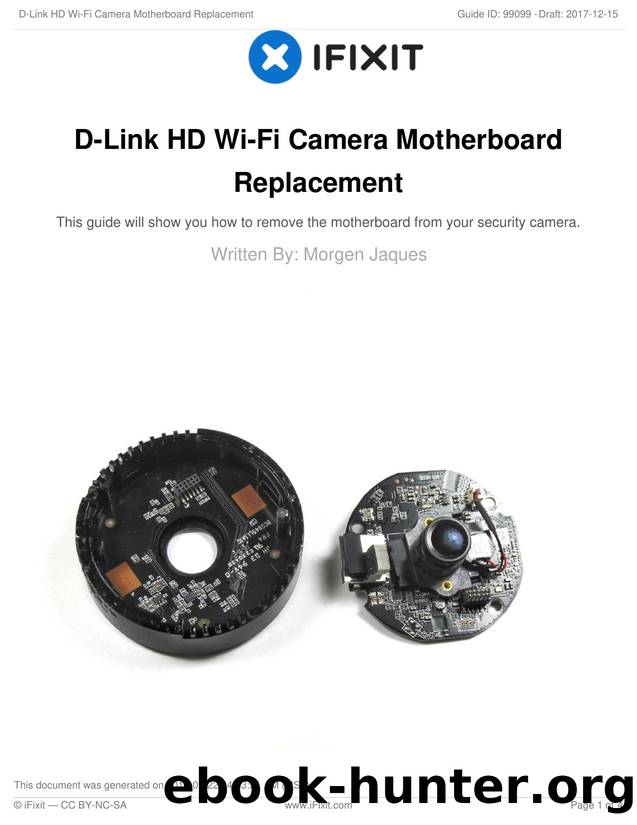 D-Link HD Wi-Fi Camera Motherboard Replacement by Unknown
