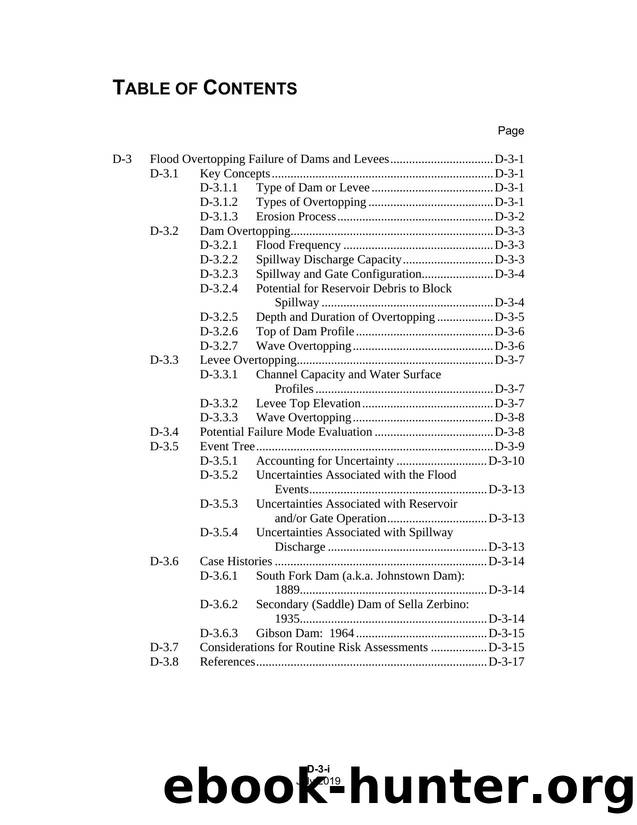 D3_Flood Overtopping Failure of Dams and Levees by Bureau of Reclamation