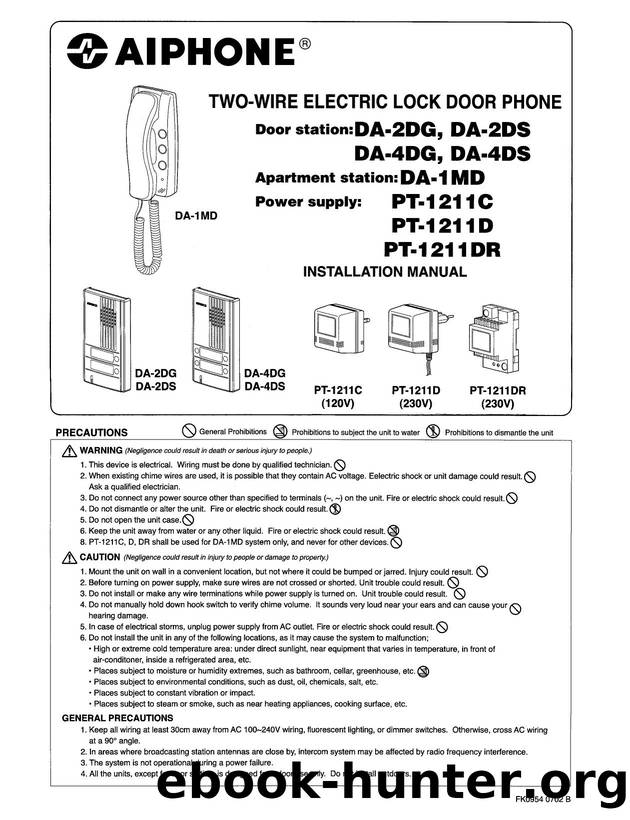 DA Installation Instructions by Unknown
