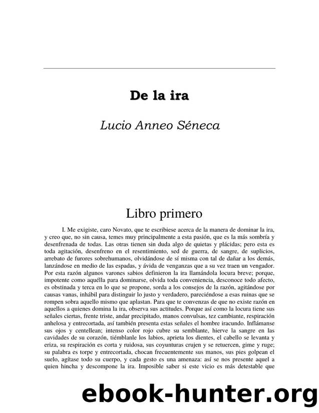 DE LA IRA by SENECA