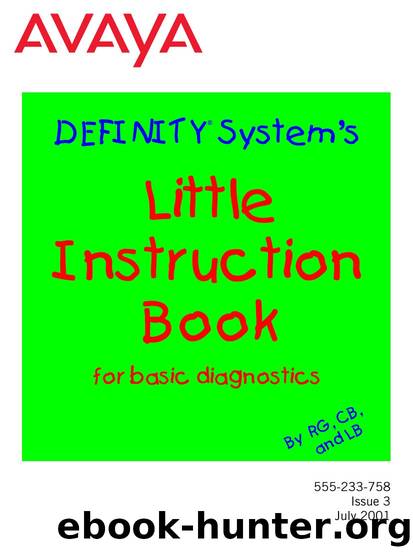 DEFINITY System's Little Instruction Book for basic diagnostics by Unknown