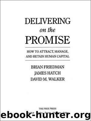 DELIVERING on the PROMISE by BRIAN FRIEDMAN