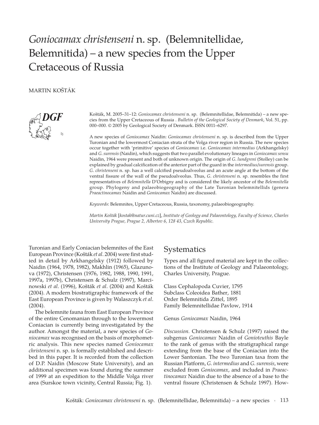 DGF Bulletin 52-1 by Knud A Knudsen