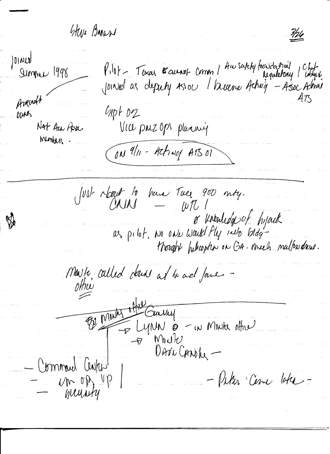 DH B2 Steve Brown FAA WOC Fdr- Entire Contents- Handwritten Interview Notes 048 by Unknown
