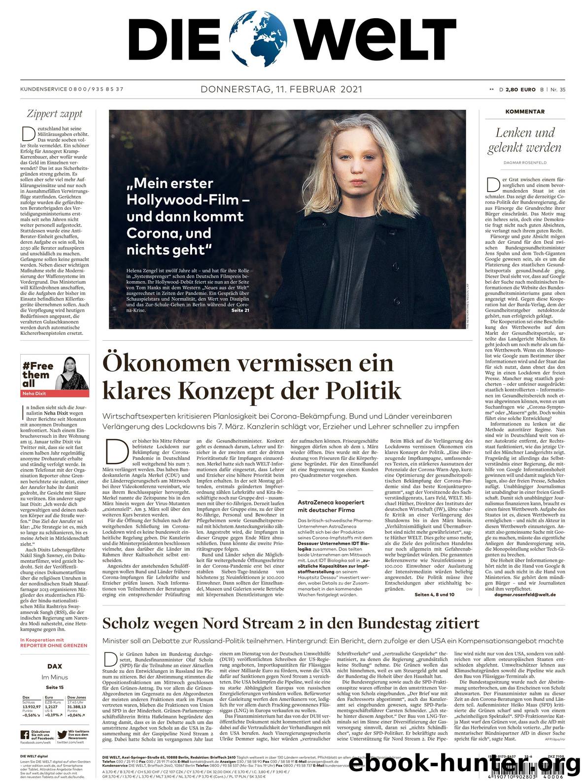 DIE WELT (11.02.2021) by Axel Springer SE