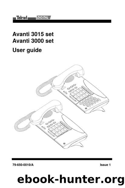 DIGITAL 7 Avanti 3015 set and Avanti 3000 set User Guide by Alan Gelfand