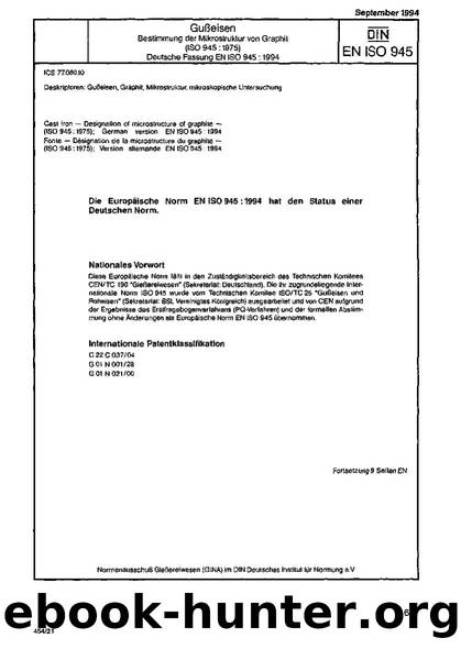DIN EN ISO 945 by Unknown