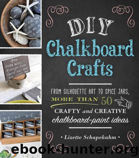 DIY Chalkboard Crafts: From Silhouette Art to Spice Jars, More Than 50 Crafty and Creative Chalkboard-Paint Ideas by Lizette Schapekahm