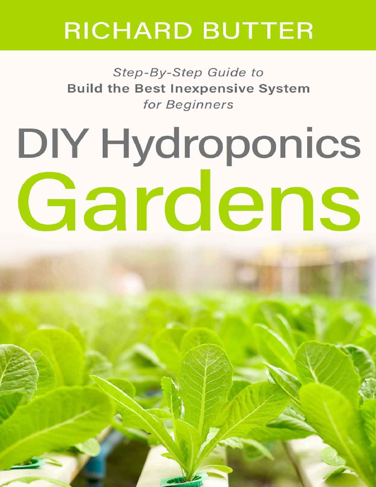 DIY Hydroponics Gardens: Step-By-Step Guide to Build the Best Inexpensive System for Beginners by Zoe Rouge