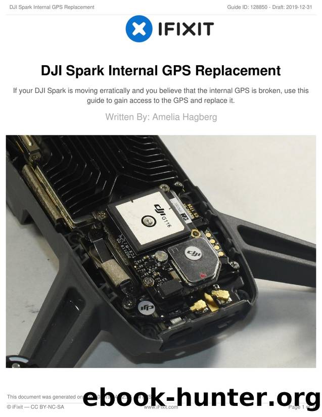 DJI Spark Internal GPS Replacement by Unknown