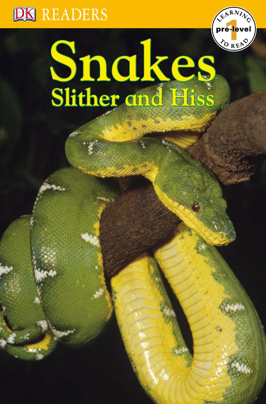 DK Reader Pre-Level 1 Snakes Slither and Hiss by Fiona Lock