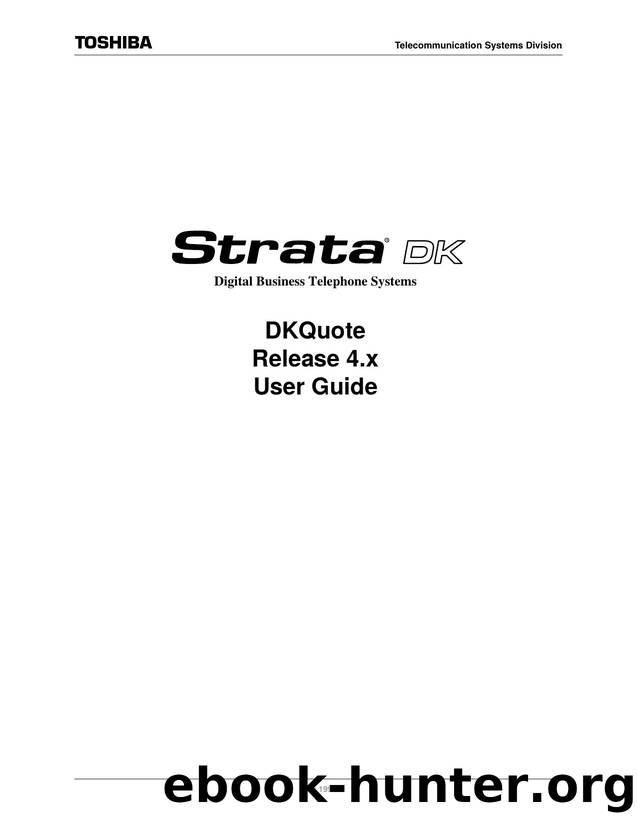 DKQuote Release 4.x User Guide by EZ Manuals