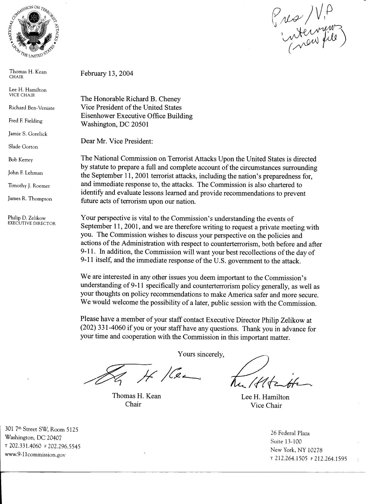 DM B6 President-VP Interviews Fdr- 2-13-04 Interview Requests- Bush- Cheney- Clinton- Gore 360 by Unknown