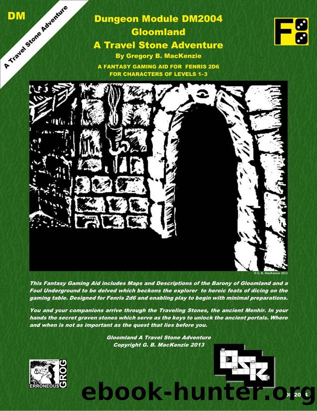 DM2004 Gloomland A Travel Stone Adv (Fen2d6) by Unknown