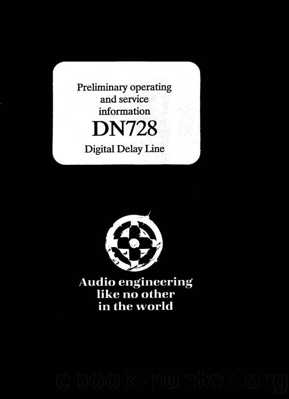 DN728 User Manual by Unknown