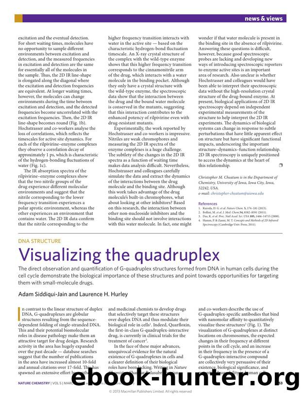 DNA structure: Visualizing the quadruplex by Adam Siddiqui-Jain & Laurence H. Hurley