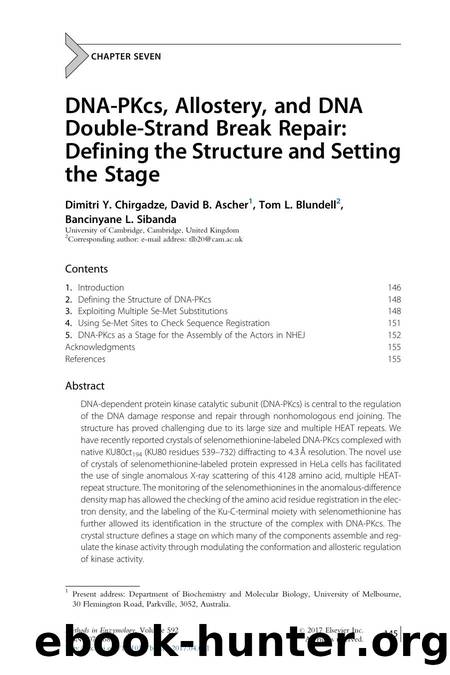 DNA-PKcs, Allostery, and DNA Double-Strand Break Repair: Defining the Structure and Setting the Stage by Dimitri Y. Chirgadze & David B. Ascher & Tom L. Blundell & Bancinyane L. Sibanda
