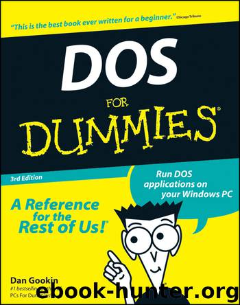 DOS For Dummies by Dan Gookin