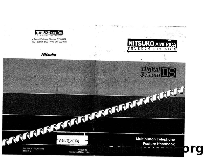 DS-01 Digital System Multibutton Tel by Unknown