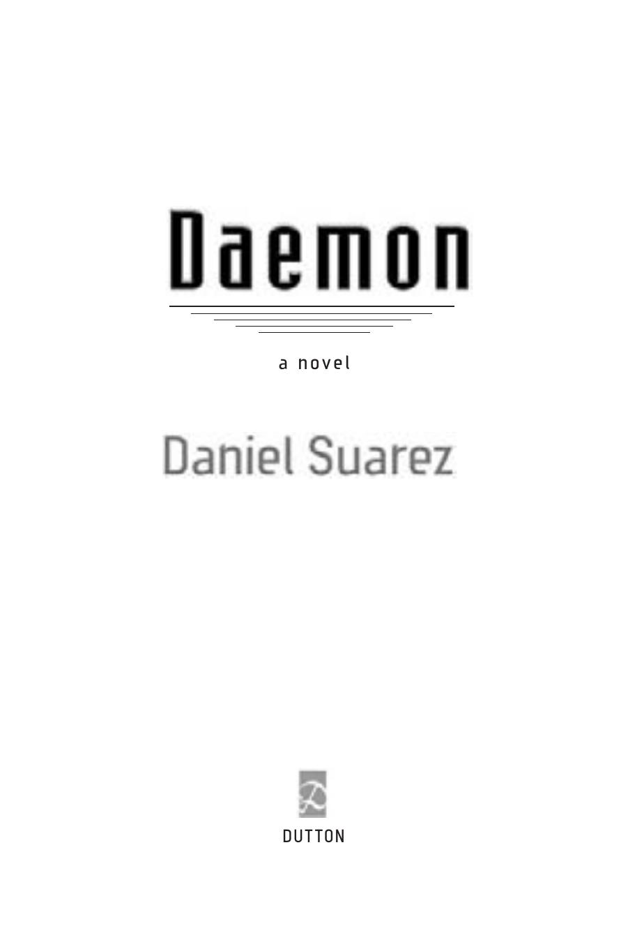 Daemon by Daniel Suarez