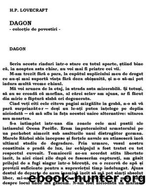 Dagon by Howard Philips Lovecraft