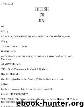 Daily Colonist (1861-02-12) by Unknown