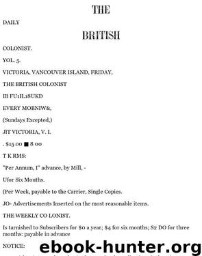 Daily Colonist (1861-03-08) by Unknown