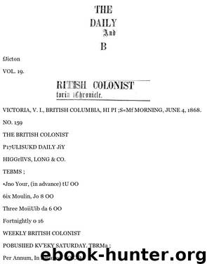 Daily Colonist (1868-06-04) by Unknown