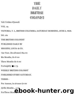 Daily Colonist (1868-06-06) by Unknown