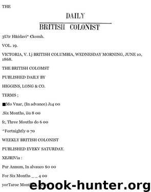 Daily Colonist (1868-06-10) by Unknown