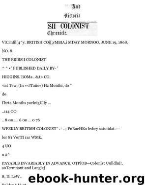 Daily Colonist (1868-06-19) by Unknown