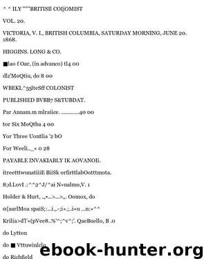 Daily Colonist (1868-06-20) by Unknown