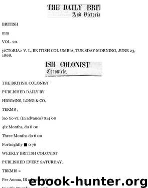 Daily Colonist (1868-06-23) by Unknown