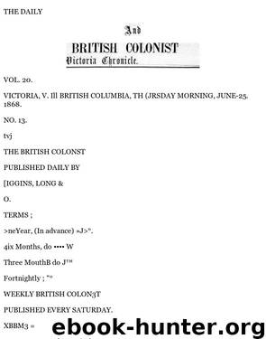 Daily Colonist (1868-06-25) by Unknown