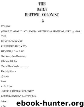 Daily Colonist (1868-07-15) by Unknown