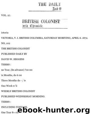 Daily Colonist (1872-04-06) by Unknown