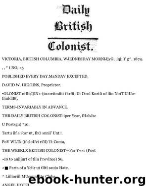 Daily Colonist (1874-07-22) by Unknown