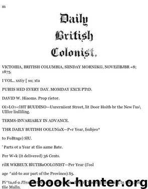 Daily Colonist (1875-11-28) by Unknown