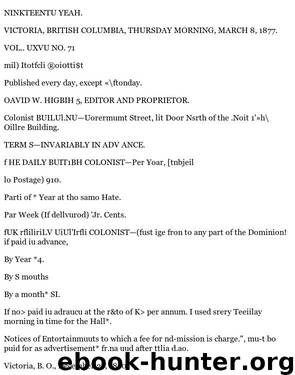 Daily Colonist (1877-03-08) by Unknown