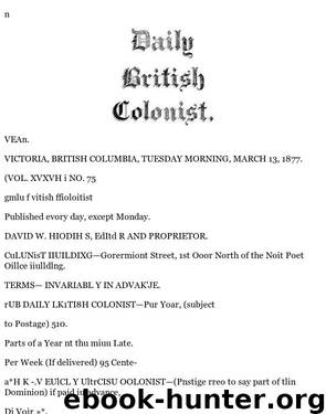 Daily Colonist (1877-03-13) by Unknown