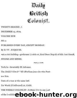 Daily Colonist (1879-12-13) by Unknown