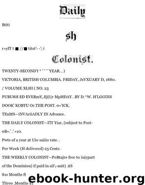 Daily Colonist (1880-01-09) by Unknown