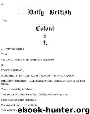 Daily Colonist (1880-03-04) by Unknown