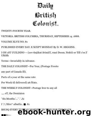 Daily Colonist (1882-09-14) by Unknown