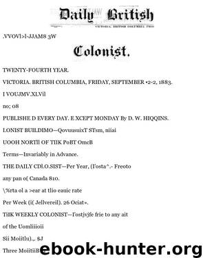 Daily Colonist (1882-09-22) by Unknown