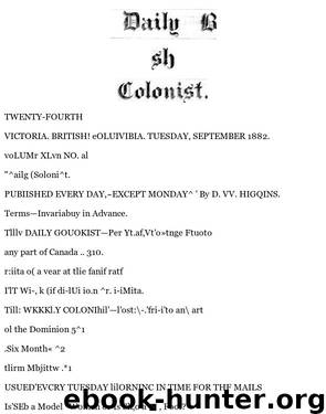 Daily Colonist (1882-09-26) by Unknown