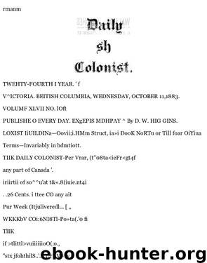 Daily Colonist (1882-10-11) by Unknown